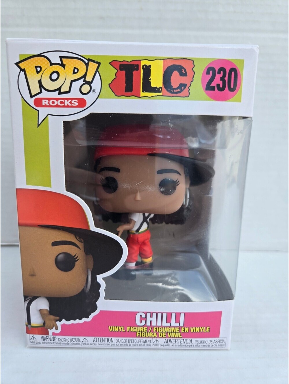 Funko Pop! Rocks TLC Chilli Vinyl Figure #230 - Collectible Bobblehead, VeryGood